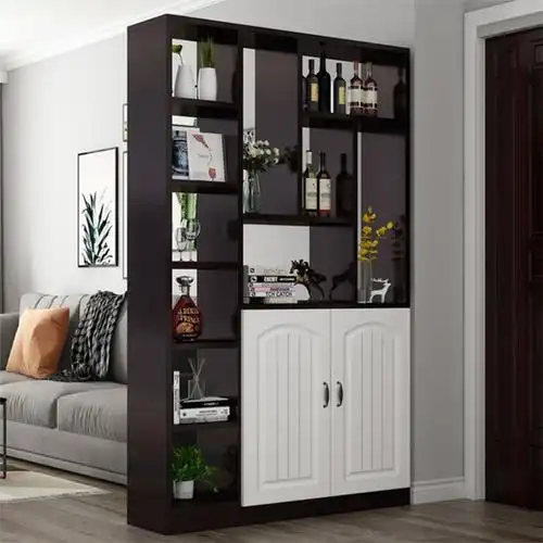 法耐玄关柜鞋柜一体进门家用门口欧式客厅屏风隔断简约现代酒柜储物柜