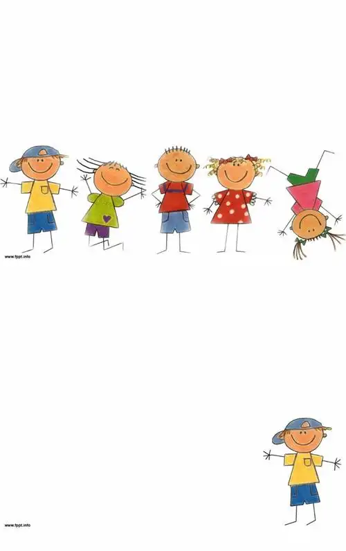 可爱的小孩ppt背景图片