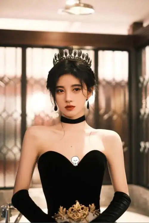 别低头王冠会掉鞠婧祎暗黑公主风太惊艳骨子里散发贵气