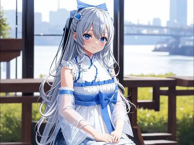 温柔的白发女神,爱了爱了