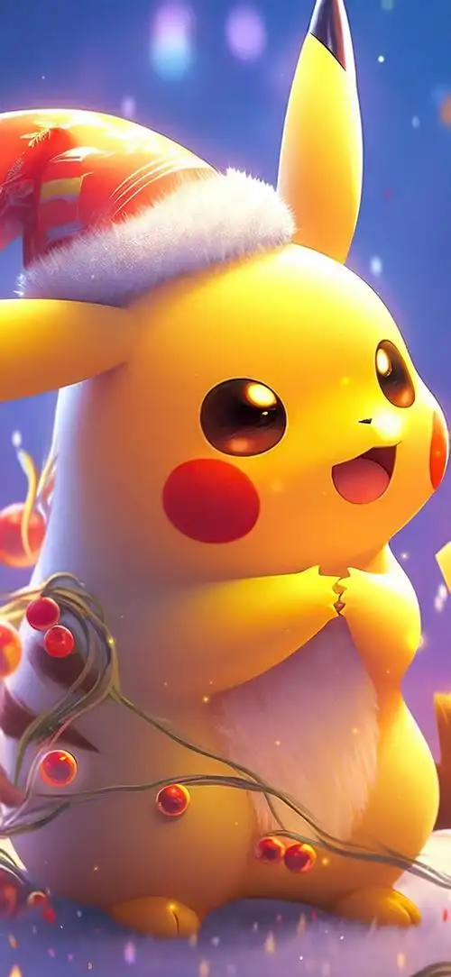 圣诞皮卡丘(动漫手机动态壁纸) - 动漫手机壁纸下载 - 元气壁纸