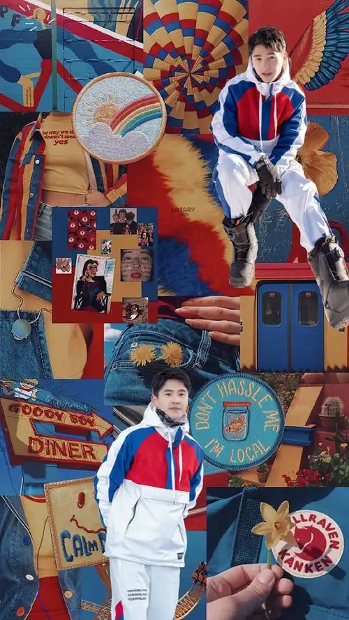 刘昊然潮流拼贴手机壁纸 第一辑