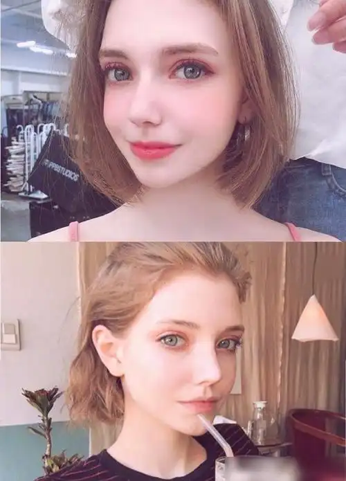 22岁德韩混血模特火了五官精致被称人间芭比重点是没有整容