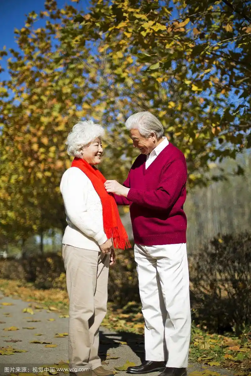 恩爱的老年夫妇