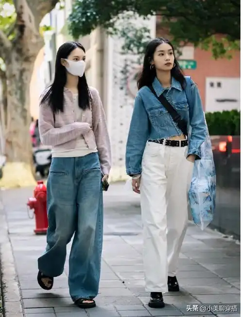 跟着路人学穿搭,上海街拍的小姐姐实在是太会穿了
