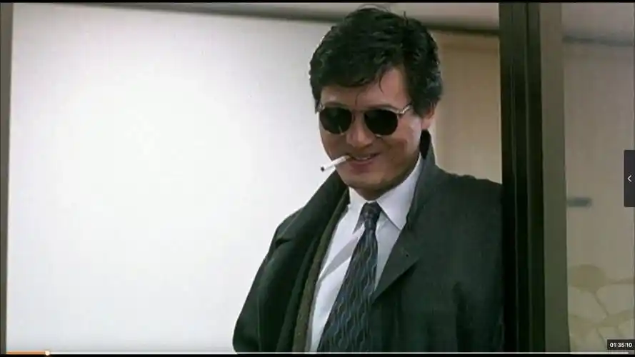 《英雄本色》周润发玫瑰撩妹