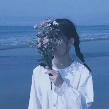 蓝色系伤感女生头像大全2020情人节qq唯美意境头像