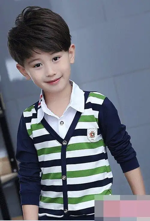 小男童超适合剪的短发发型图片 提升乖巧可爱度的孩子发型设计图