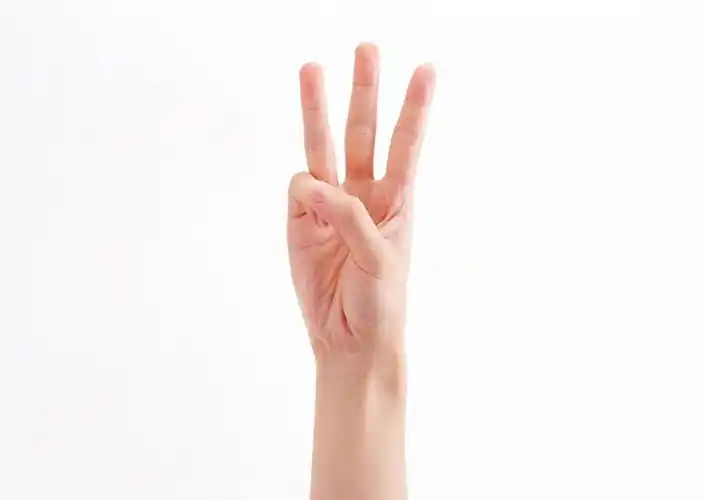 正面,亚洲,仅一个年轻女性,仅一个女性,仅一个人,数字,黄种人,手势