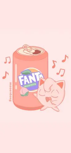 少女心壁纸 - 饮料插画cr:猫二冬