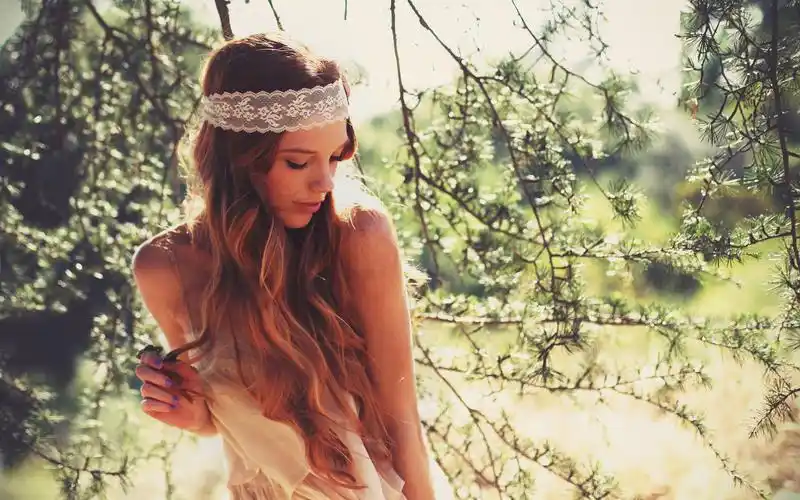 欧美随性森系少女