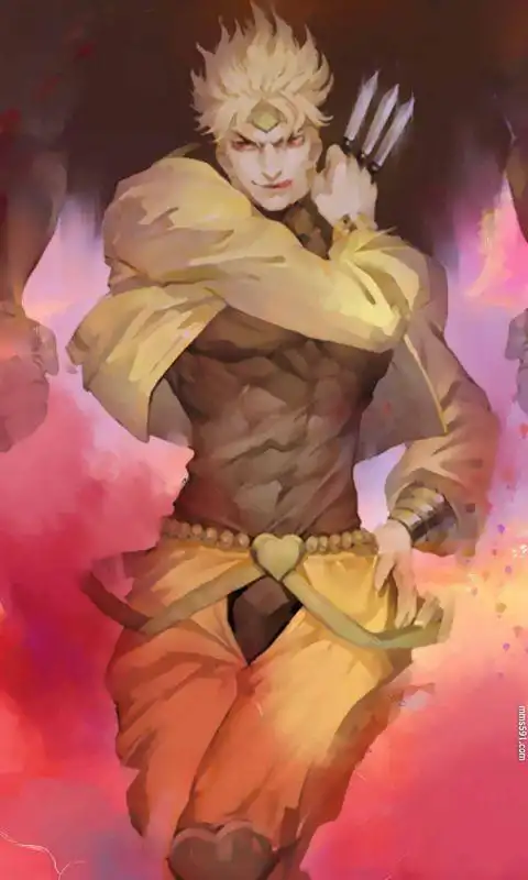 第一部jojo的奇妙冒险大反派迪奥·布兰度dio手机壁纸图片(4)