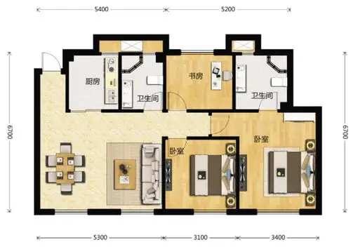 【好房子,可以大一点!家有儿女三室推荐】楼盘专题-大连贝壳新房