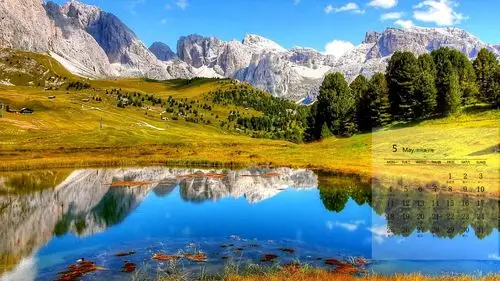 2020年5月唯美自然风景日历壁纸