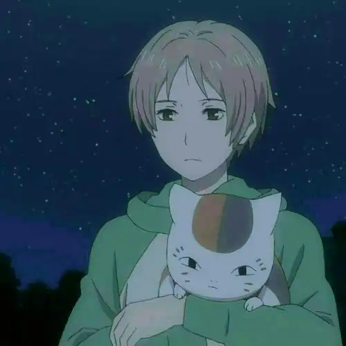 请问夏目友人帐中的哪一集夏目贵志在晚上抱着猫咪?