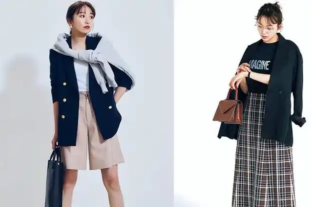 擅长色彩搭配的女孩不仅将基础色穿出潮流感还体现摩登知性美