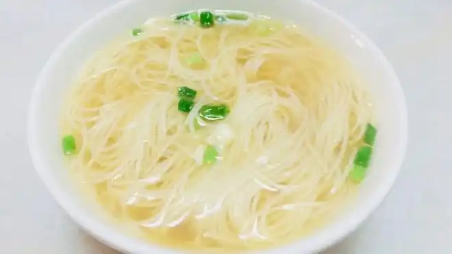 清汤挂面,清晨快手第一面的做法