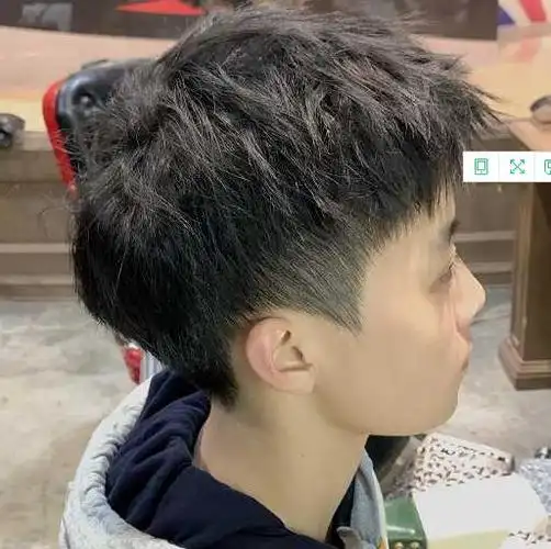 男士钢夹烫效果图钢夹烫发如何剪好看