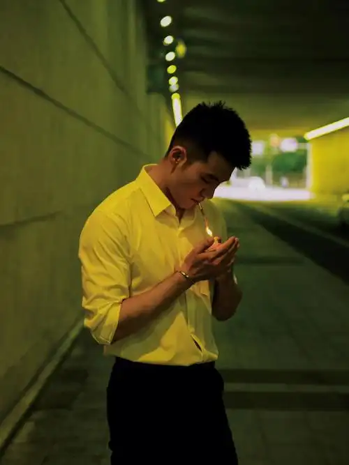 男生写真王家卫风格男生写真