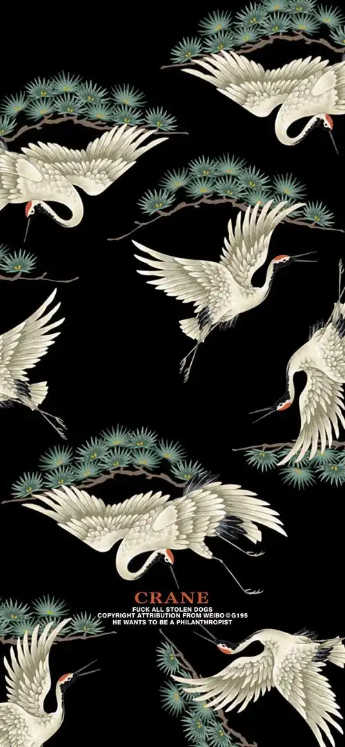 中国风 仙鹤 - 堆糖,美图壁纸兴趣社区