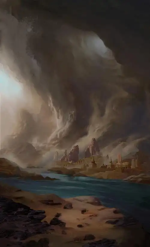 楼兰|插画|创作习作|山琦_原创作品-站酷zcool