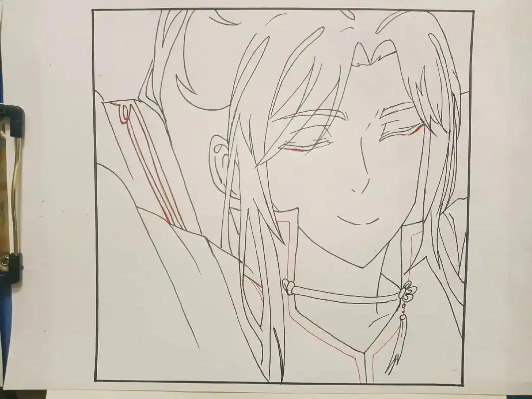 临摹#花城#古风漫画推荐  @牛牛手绘(m)  努力中…… - 抖音