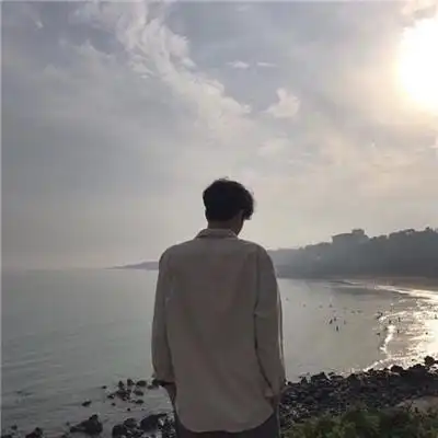 失落伤感头像男高清无水印 一个人陷入深深的沮丧与失落,男生头像图片