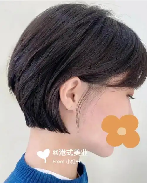 感清爽短发减龄又显脸小很有少年风气感层次感丰富,头发整体打薄做线