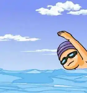 游泳图片头像
