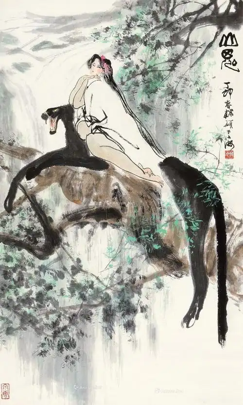 韩硕 山鬼_朵云四季十五期拍卖会_上海朵云轩_拍品价格_图片_拍卖专场