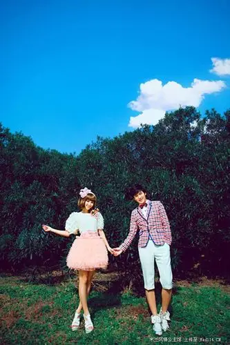 情侣合照pose sample