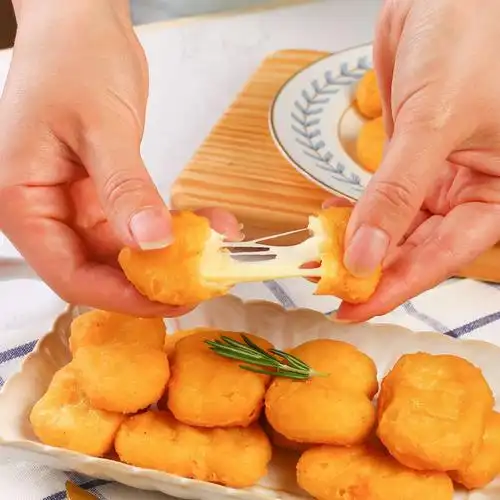 必斐艾奶酪鸡块芝士鸡块爆浆芝士夹心鸡块麦乐鸡块油炸小吃1kg