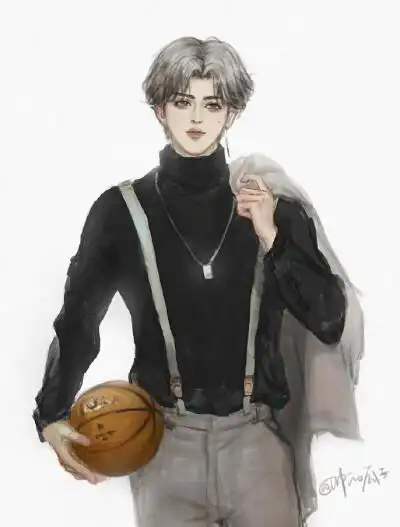 蔡徐坤手绘饭绘漫画