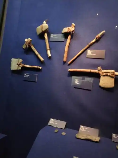 这是原始人的生活工具.