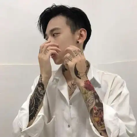 花臂纹身霸气社会人头像