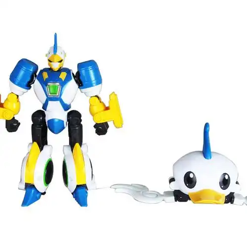 快乐酷宝2玩具全套 变形合体机器人 基础变形系列 白天鹅酷宝512205