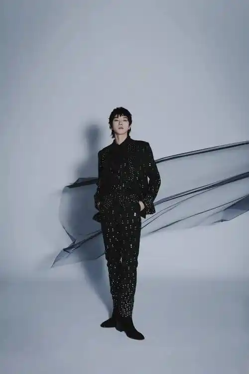 华晨宇出道九周年音乐会造型写真释出 黑衣王子高冷帅气有型_华晨宇