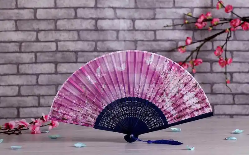 好看的古风扇子图片手机壁纸图片