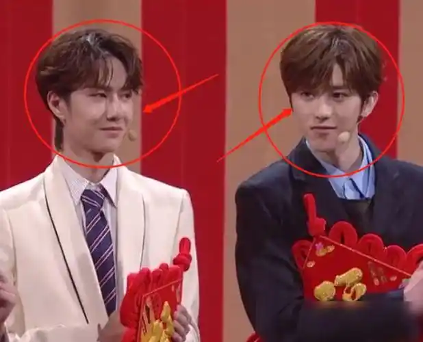 王一博蔡徐坤同框生图颜值十分青涩站一起有人身高撒谎了