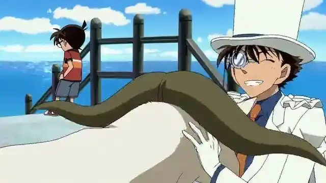 怪盗基德只是在摸山羊而已,却摸得柯南心里发毛