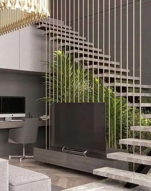 客厅楼梯设计图片大全楼梯口在客厅的装修效果图