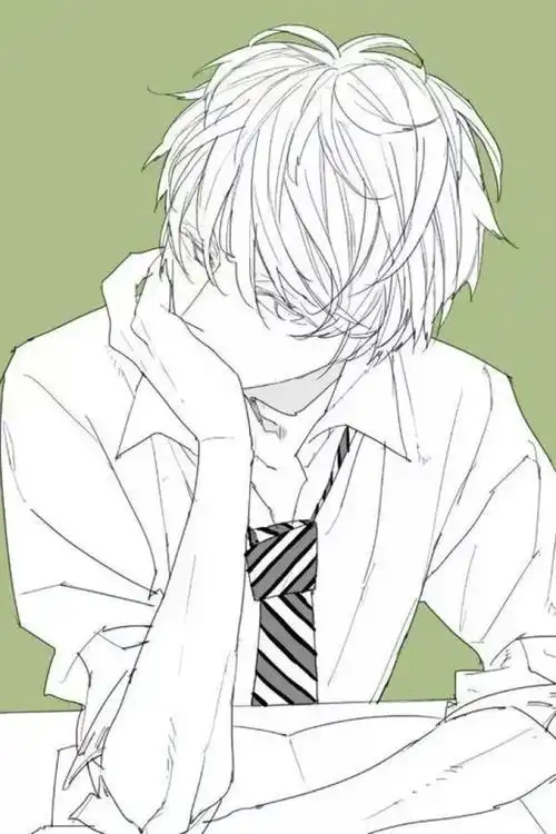 动漫帅哥简笔画 动漫帅哥简笔画简单