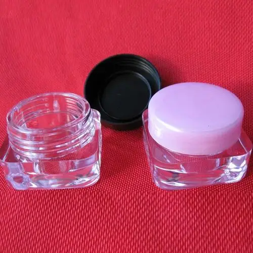 厂家供应 四方化妆瓶制品 塑料药膏瓶