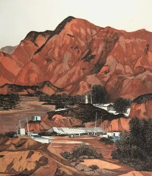 画家张雨中美协国展获奖入选作品