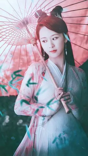 杨紫白夭夭头像