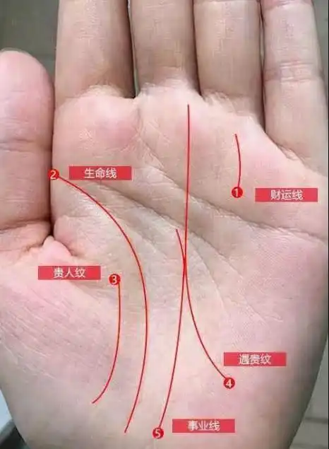 5种手相面相迟早飞黄腾达