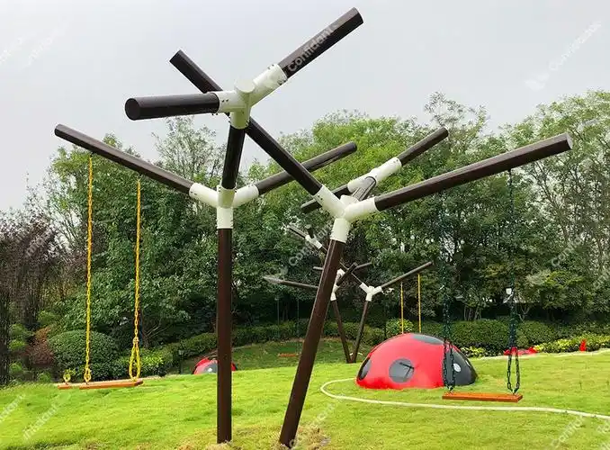 不锈钢树杈秋千