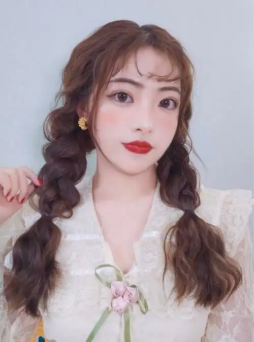 法式少女空气感蛋卷麻花辫教程!