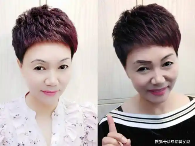 女人五十而不老,短发这样烫不仅减龄而且优雅,还让你远离大妈感_发型