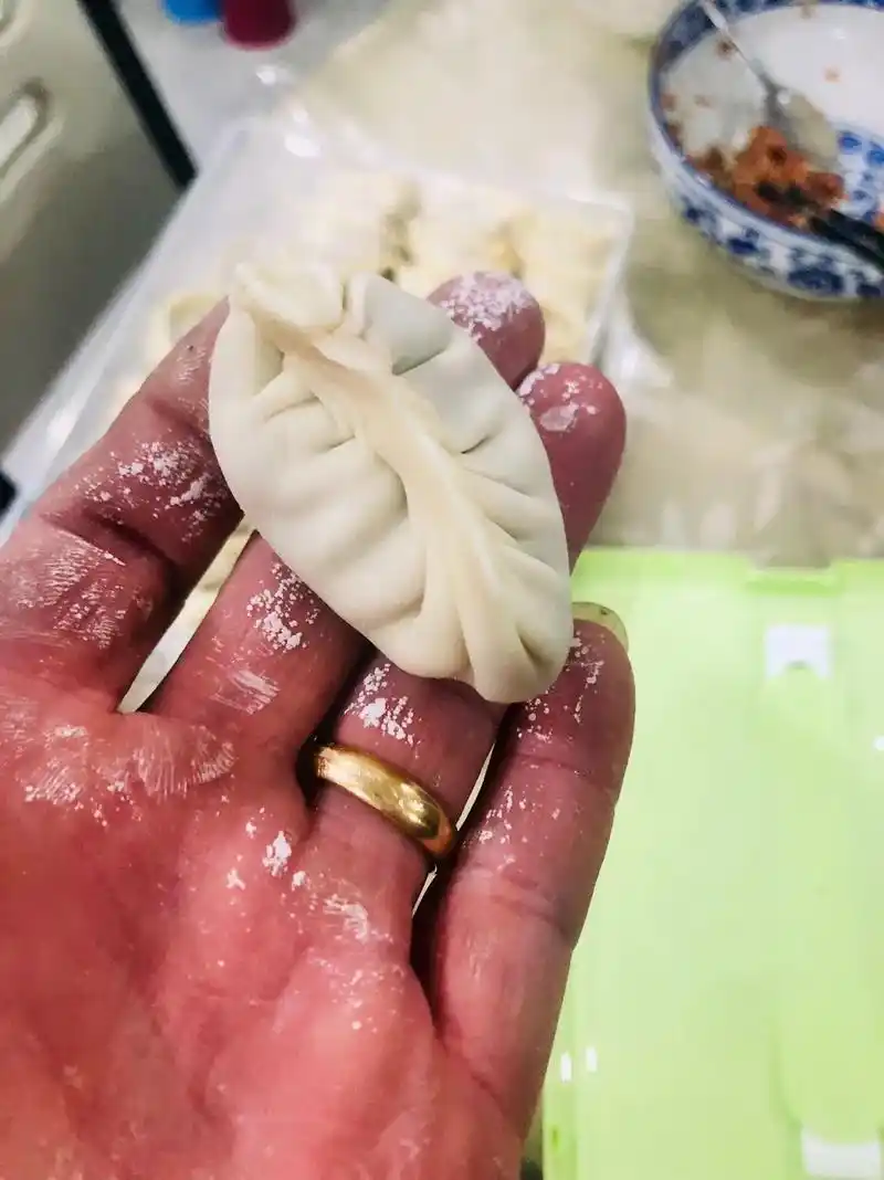 只会包帆船的大肚饺,不会月牙形的月亮#纯手工水饺 - 抖音